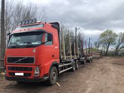 Услуги Лесовоза Volvo с гидроманипулятором