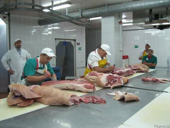 Услуги по разделке и обвалке мяса