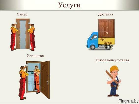 Установка металлических дверей