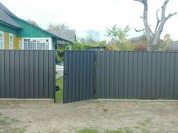 Установка забора