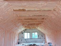 Утепление мансард ППУ POLYNOR