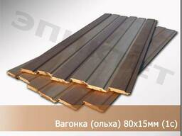 Вагонка ольх. 80х15мм (1с) 34,90 руб. м²