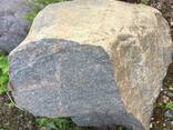 Валунный камень фр.70-100 см, цв. серый, коричневый, красный - фото 1