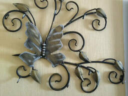 Вешалка Бабочка кованая ВШ16