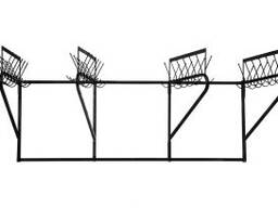 Вешалка настенная гардеробная с поворотными консолями на от 24 до 48 крючков