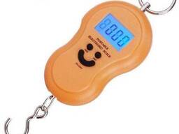 Весы- безмен  бытовые электронные на батарейках (для взвешивания грузов от 15г до 50 кг)