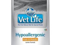 Vet Life Hypoallergenic Fish&amp;amp;Potato Farmina Dog-гипоаллергенный корм для собак