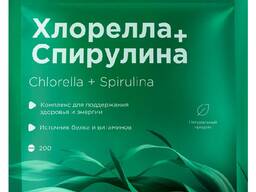 Водоросли хлорелла и спирулина прессованные