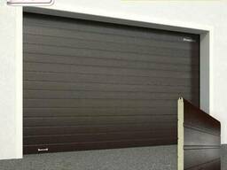 Ворота гаражные секционные Doorhan (8017 шоколад)