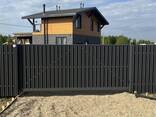 Ворота и заборы. Откатные и распашные ворота под ключ. Забор под ключ - фото 3