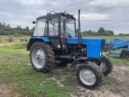 Уборка снега трактором МТЗ