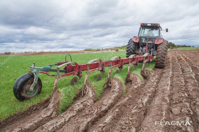 Вспашка, дискование земли