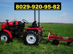 Вспашка Культивация земли. Фрезерование земли. Услуги мини-трактора Минска область