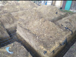 Выкопать фундамент