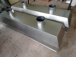 Вытяжные зонты из оцинкованной стали