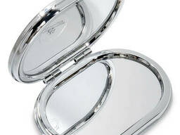 Зеркало овальное серебристое с плавающими сердечками «Блеск» 1jeena
