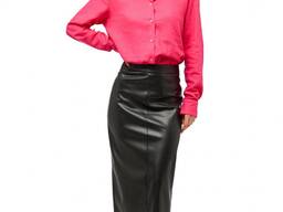 Юбка из эко кожи