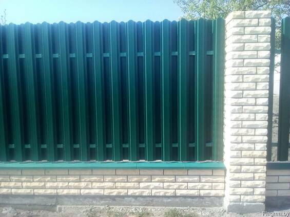 Заборы из металлопрофиля — Купить в Барановичах на Flagma.by #1958970