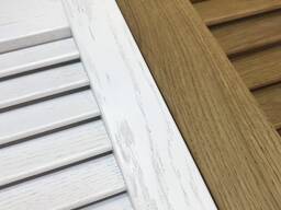 Жалюзийные дверцы из дуба и мдф, любой размер