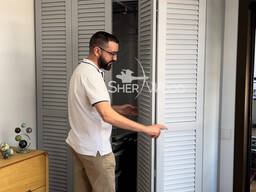 Жалюзийные двери, шкафы, гардеробные