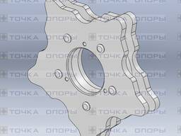 Звездочка угловая поворотная ТСН 160. А.01 №1 (угловая, поворотная, листовая сталь)